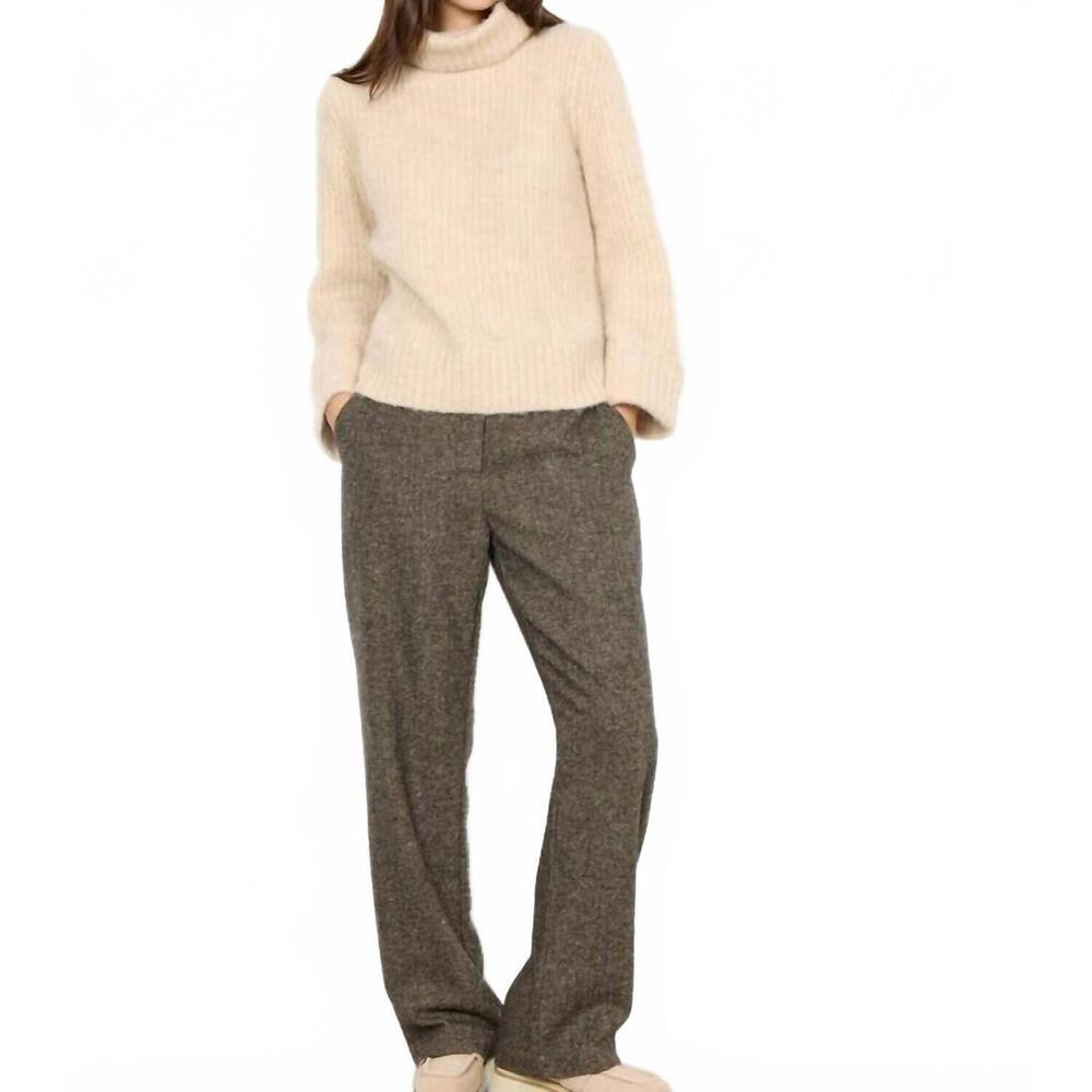 NEW SOYA CONCEPT torino turtleneck sweater top in sand melange